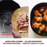 Doublure en papier sulfurisé rond pour friteuse à air Starfrit