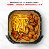 Doublure en papier sulfurisé carré pour friteuse à air Starfrit