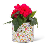 Cache-pot Fleurs & abeilles de 4.5 pouces Abbott
