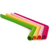 Ensemble de 4 pailles à smoothie en silicone réutilisables Danesco