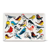 Assiette d'oiseaux rectangle Abbott