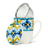 Tasse et filtre à thé Tuiles italiennes Abbott