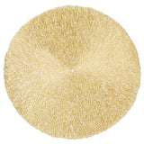 Napperon texturé rond or Abbott