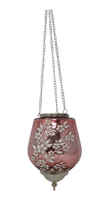 Lanterne suspendue rose Nostalgia