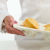 Moule à 6 gros muffins en silicone Confetti Trudeau