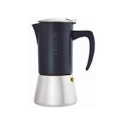Cafetière italienne 6 tasses Milano Steel noir Grosche