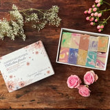 Coffret-découverte floral de savons à mains Saponnière Québécoise