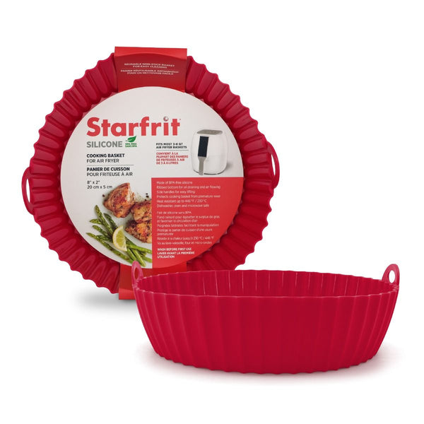 Panier en silicone rond pour friteuse à air Starfrit