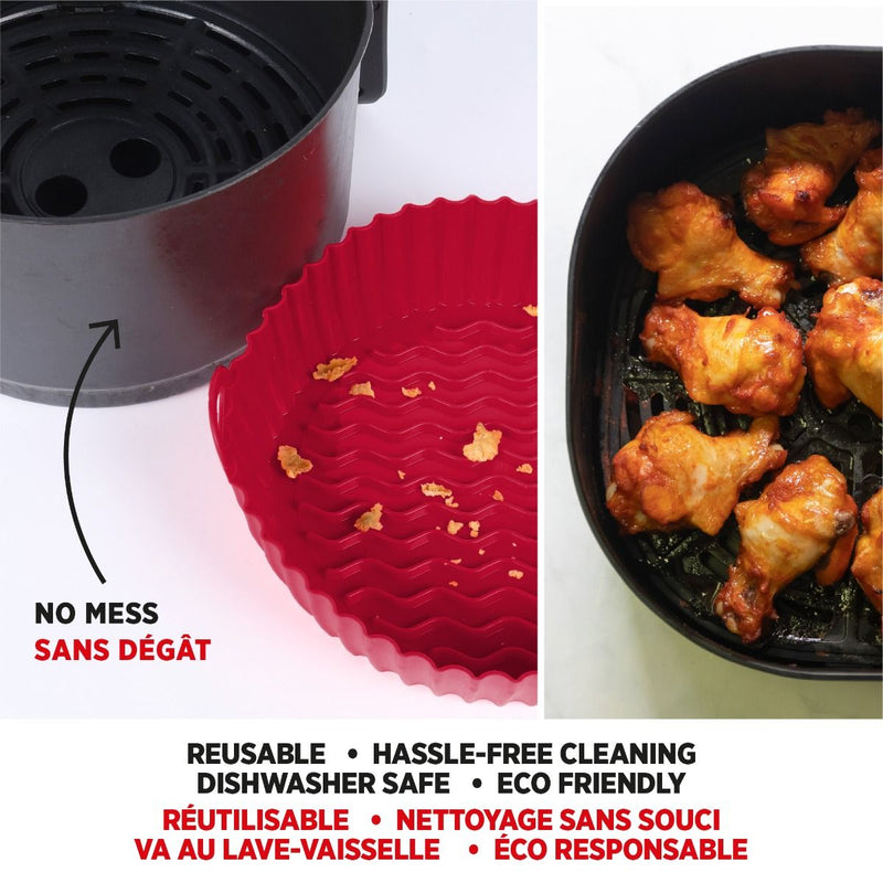 Panier en silicone rond pour friteuse à air Starfrit