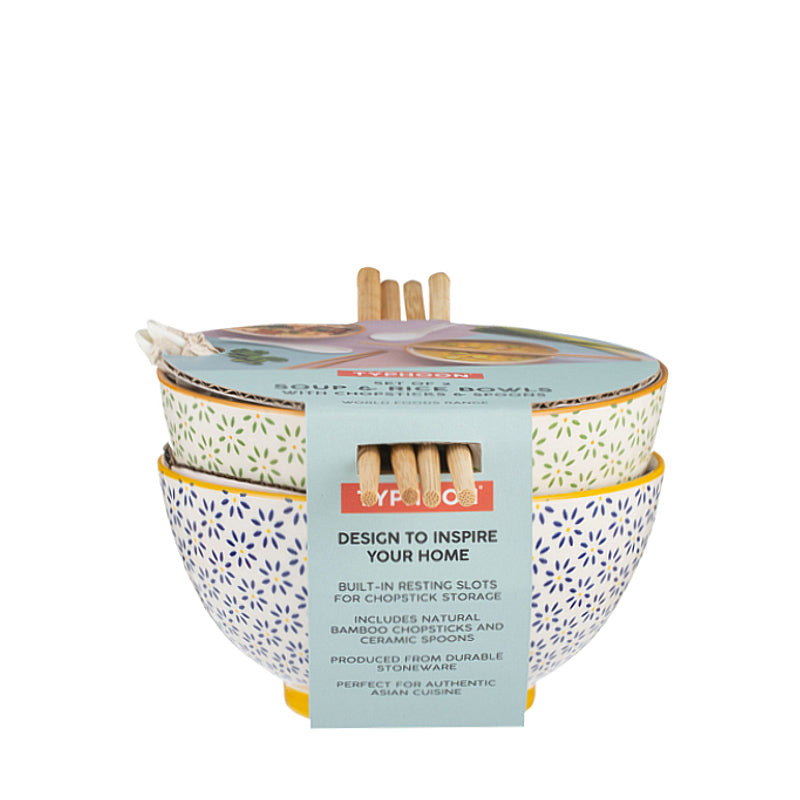 ENSEMBLE de bols SOUPE/RIZ typhoon