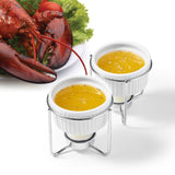 Ensemble de 2 réchauds à beurre Gourmet BISTRO