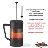 CAFETIÈRE À PISTON 1L Gourmet