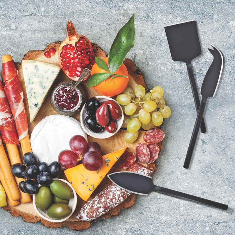 ENS. 3 COUTEAUX FROMAGE Natural Living