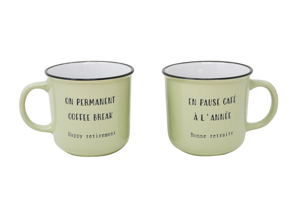 TASSE PAUSE CAFÉ/ retraite Nostalgia