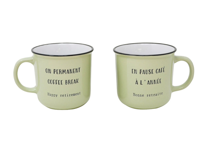 TASSE PAUSE CAFÉ/ retraite Nostalgia