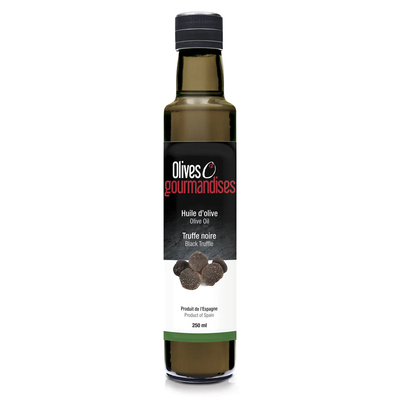 HUILE D'OLIVE AROMATISÉE À LA TRUFFE NOIRE 100 ML olives et gourmandises