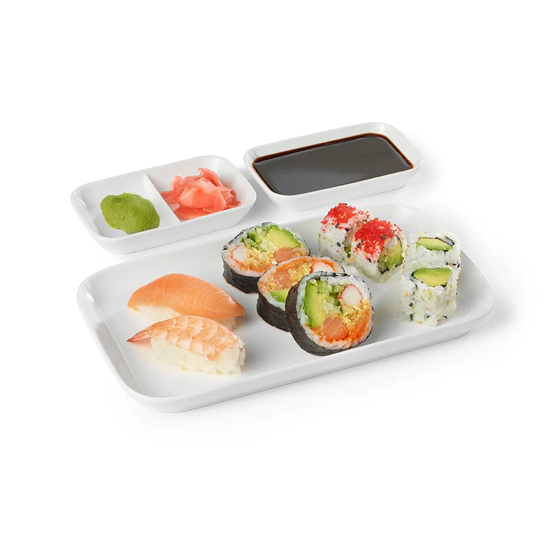 Ensemble d'assiettes à fondue ou sushis RICARDO