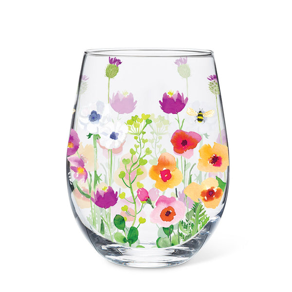 Verre à vin sans pied Jardins des abeilles Abbott