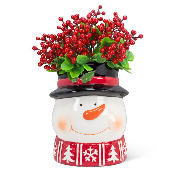 Cache-pot Bonhomme de neige Abbott