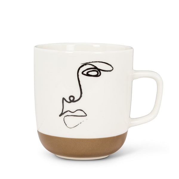 Tasse Visage dessiné Abbott