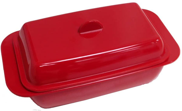 Beurrier en mélamine rouge Kitchen Basics