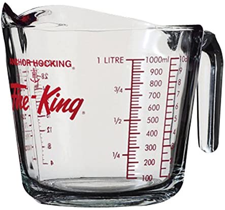 Tasse à mesurer de 4 tasses Anchor Hocking