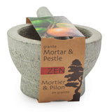 Mortier & pilon en granite Zen Cuizine