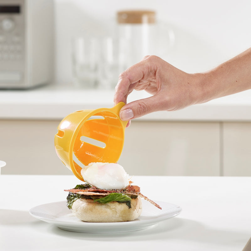 Amerteer Pocheuse à œufs en silicone pour micro-ondes, sans BPA