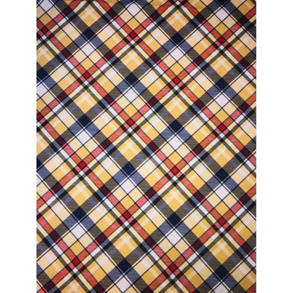 Nappe jaune tartan Lucies