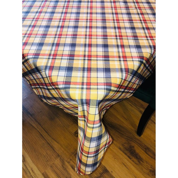 Nappe jaune tartan Lucies