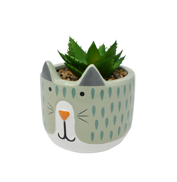 Plante en pot chat vert Nostalgia