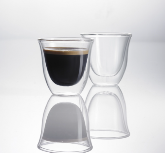 Ensemble de 2 verres espresso à double paroi Duetto de 80 ml Trudeau