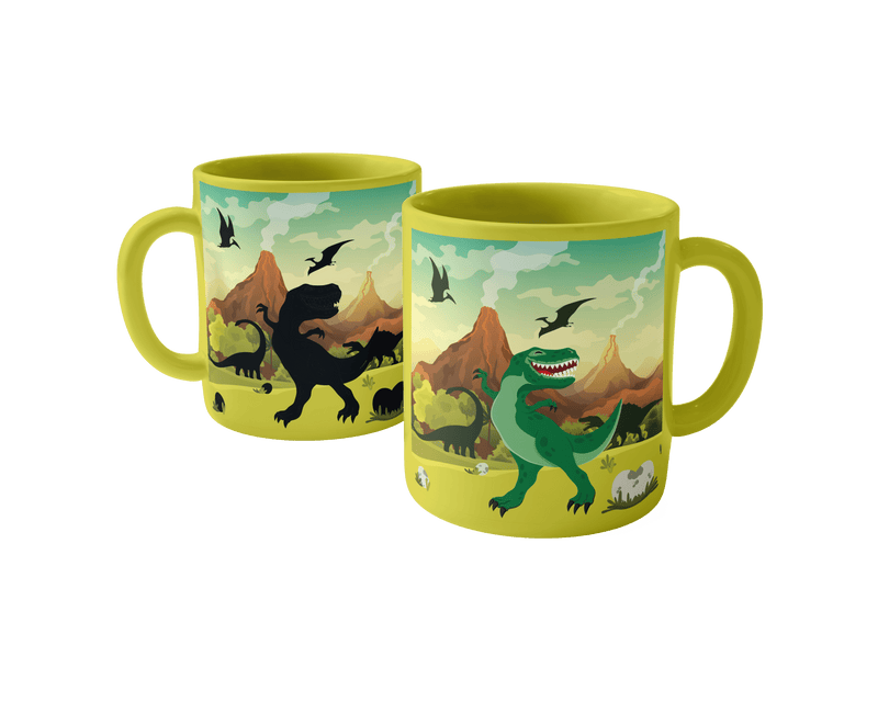 Ensemble de tasse Dinosaure changeant de couleur Gourmet du village