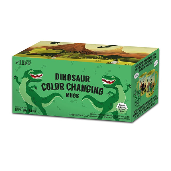 Ensemble de tasse Dinosaure changeant de couleur Gourmet du village