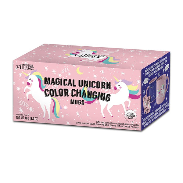 Ensemble de tasse Licorne changeant de couleur Gourmet du village