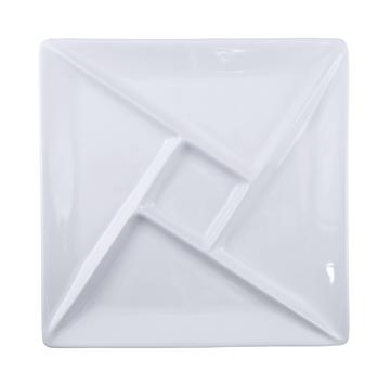 Ensemble de 4 assiettes à fondue carrées Swissmar