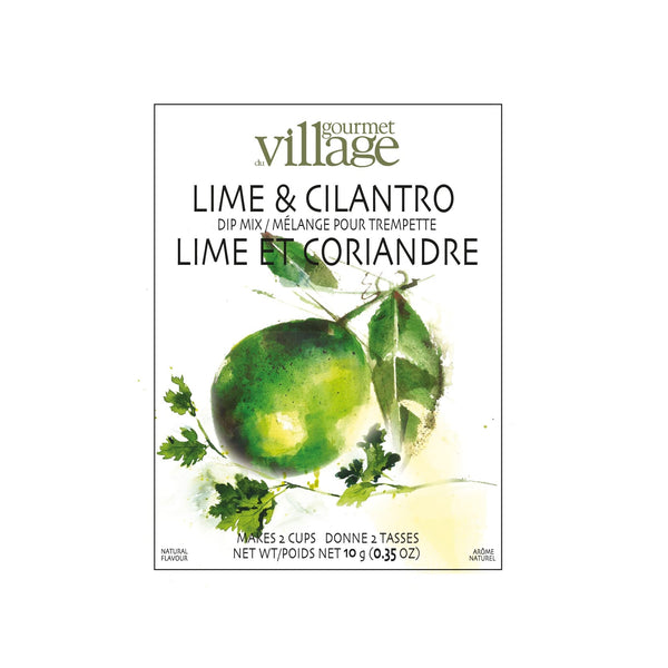 Mélange pour trempette lime et coriandre Gourmet du village