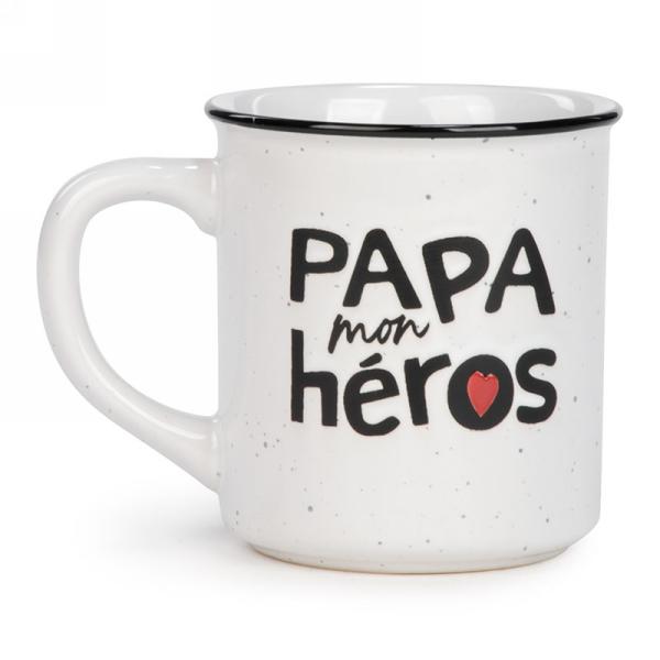 Tasse Papa mon héro Attitude import