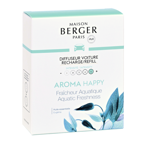 Recharges pour diffuseur voiture Aroma Happy Maison Berger