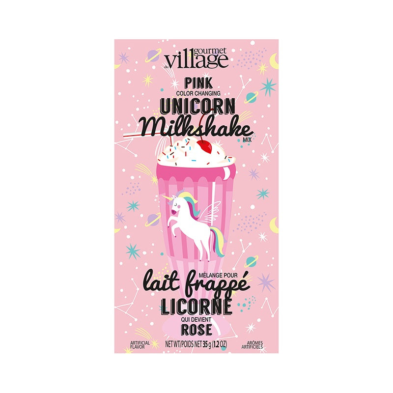 Lait frappé licorne rose Gourmet du village