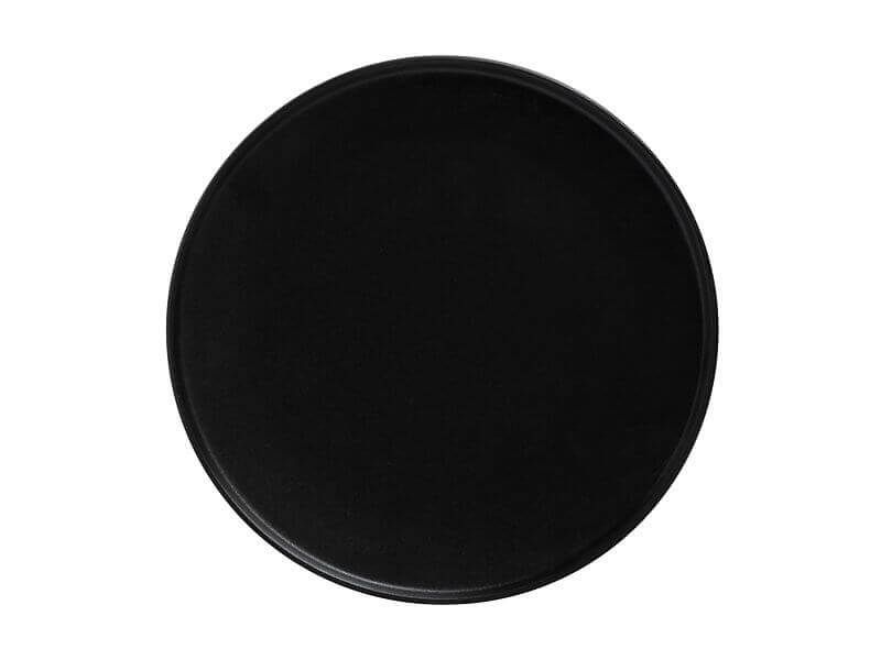 Assiette Caviar noir de 24.5 cm Maxwell & Williams