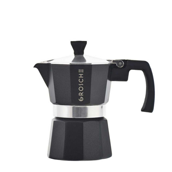 Cafetière italienne 3 tasses Milano noir Grosche